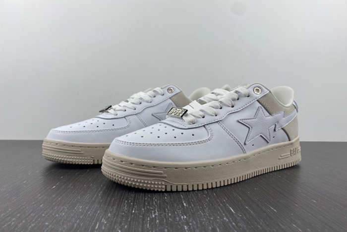 Bape White Beige