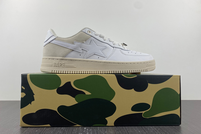 Bape White Beige