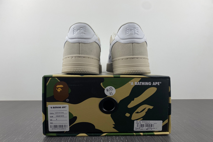 Bape White Beige