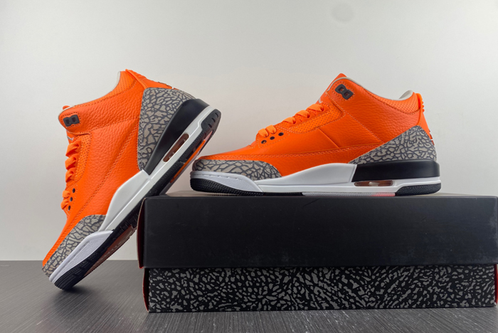 Air Jordan 3 Retro "Orange" AJ3  CT8532-801