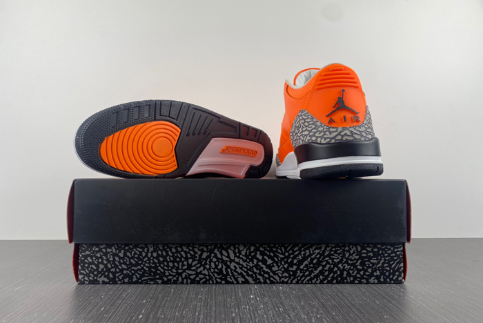 Air Jordan 3 Retro "Orange" AJ3  CT8532-801