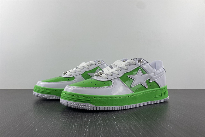 BAPE STA  White Green