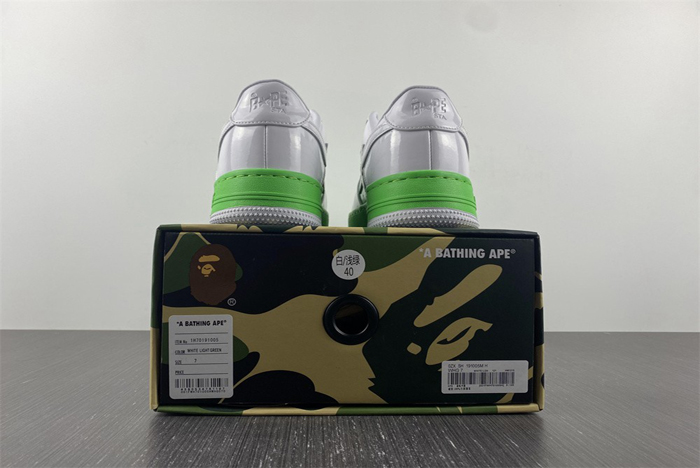 BAPE STA White Green