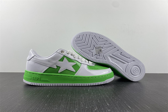 BAPE STA White Green