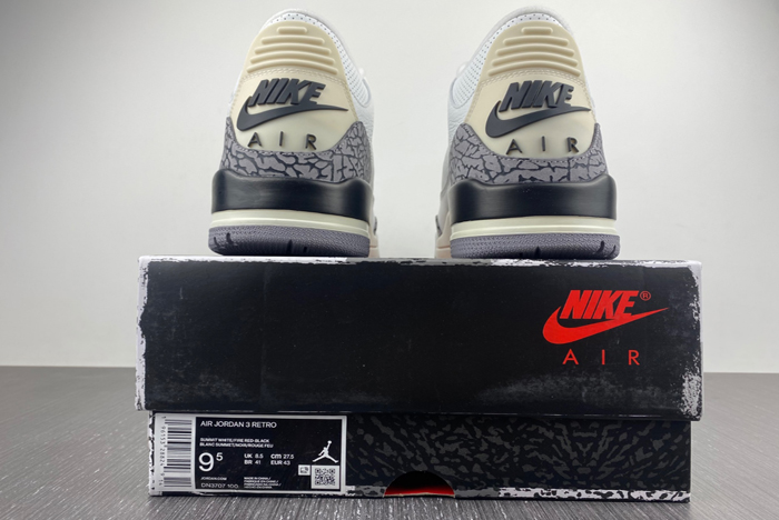 Air Jordan 3 White Cement Reimagined Shoes 2023 DN3707-100