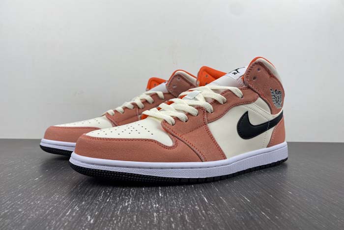Air Jordan 1 Mid GS “Orange Suede”  DV1336-800