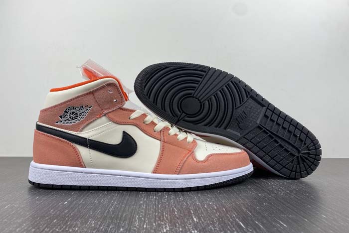 Air Jordan 1 Mid GS “Orange Suede”  DV1336-800