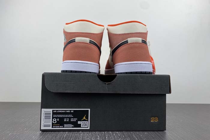 Air Jordan 1 Mid GS “Orange Suede”  DV1336-800