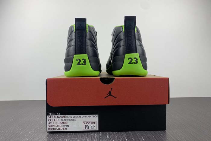 Air Jordan 12 BLACK/GREEN