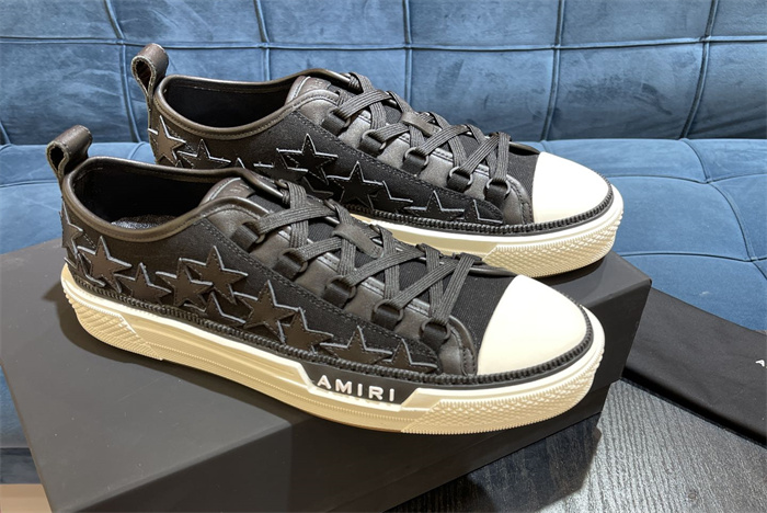 AMR - AB007 Skel Top Low Black white star (to be customized 5-7 days)