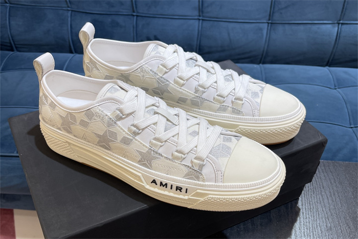 AMR - AB011 White Skel Top Low White grey(to be customized 5-7 days)