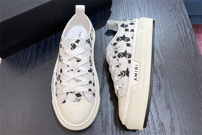 AMR - AB014 Skel Top Low White black diamond (to be customized 5-7 days)