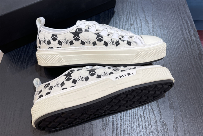 AMR - AB014 Skel Top Low White black diamond (to be customized 5-7 days)
