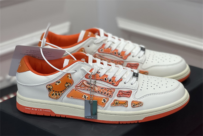AMR -AB023 Skel- top low White orange (to be customized 5-7 days)