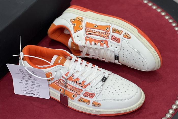 AMR -AB023 Skel- top low White orange (to be customized 5-7 days)