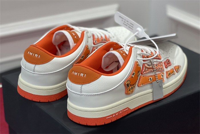 AMR -AB023 Skel- top low White orange (to be customized 5-7 days)