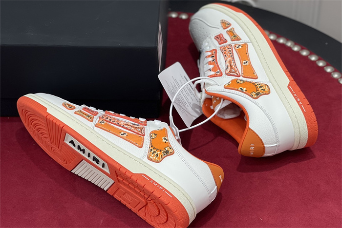 AMR -AB023 Skel- top low White orange (to be customized 5-7 days)