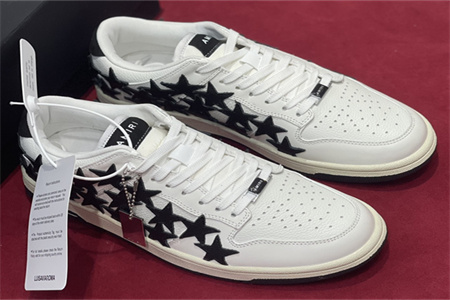 AMR - AB027 Skel- top low White Black star(to be customized 5-7 days)