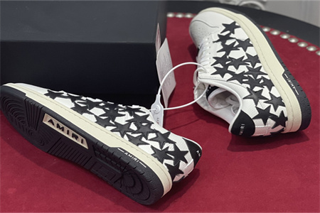 AMR - AB027 Skel- top low White Black star(to be customized 5-7 days)