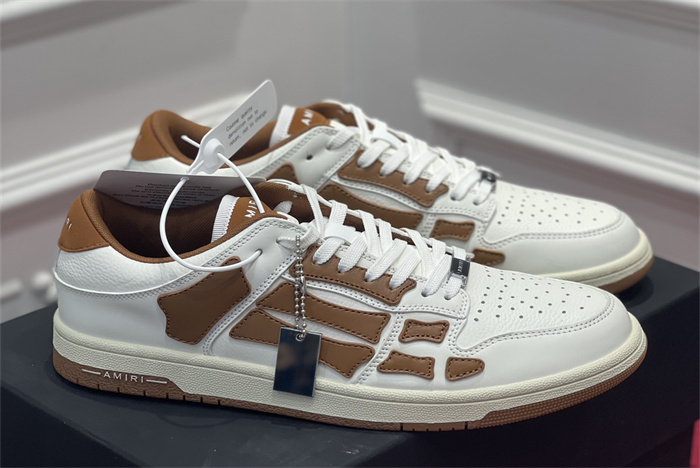 AMR  - AB029 Skel- top low White brown(to be customized 5-7 days)