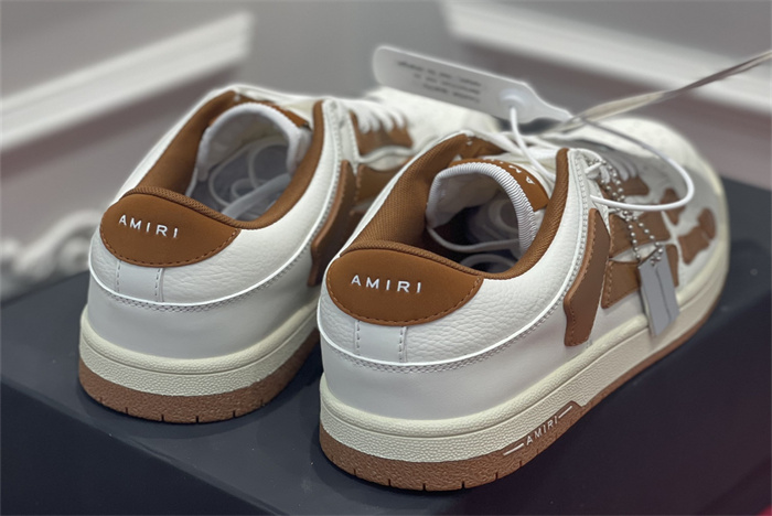 AMR  - AB029 Skel- top low White brown(to be customized 5-7 days)