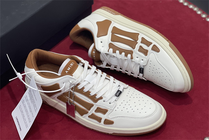 AMR  - AB029 Skel- top low White brown(to be customized 5-7 days)