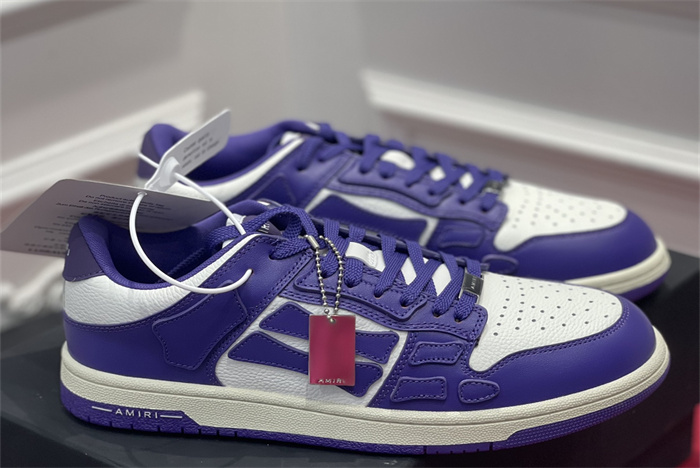 AMR  -AB030 Purple Skel- top low Purple white(to be customized 5-7 days)