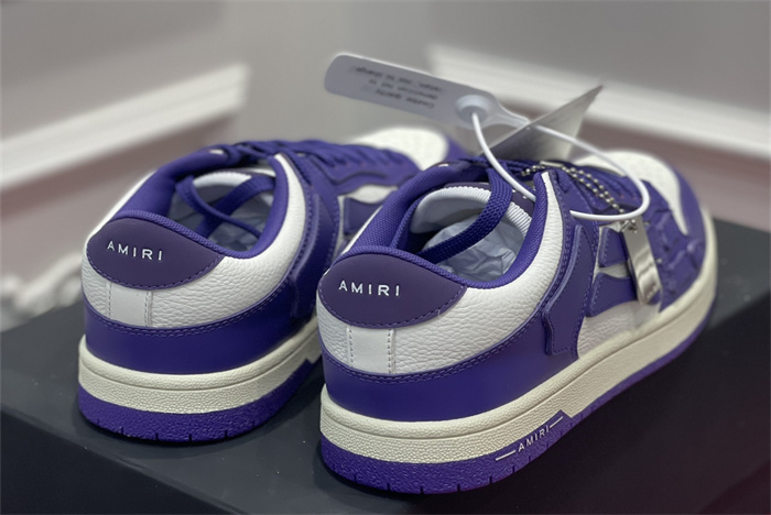 AMR  -AB030 Purple Skel- top low Purple white(to be customized 5-7 days)