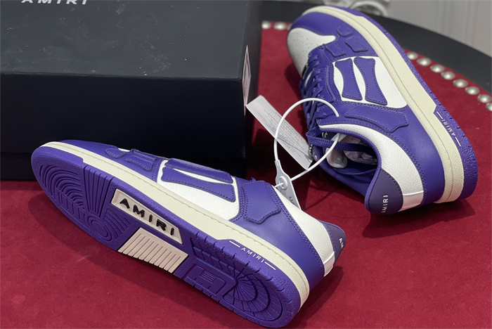 AMR  -AB030 Purple Skel- top low Purple white(to be customized 5-7 days)