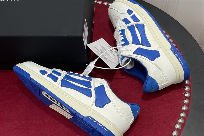 AMR  -AB032 Skel- top low White blue(to be customized 5-7 days)