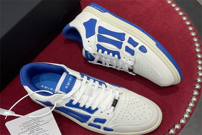 AMR  -AB032 Skel- top low White blue(to be customized 5-7 days)