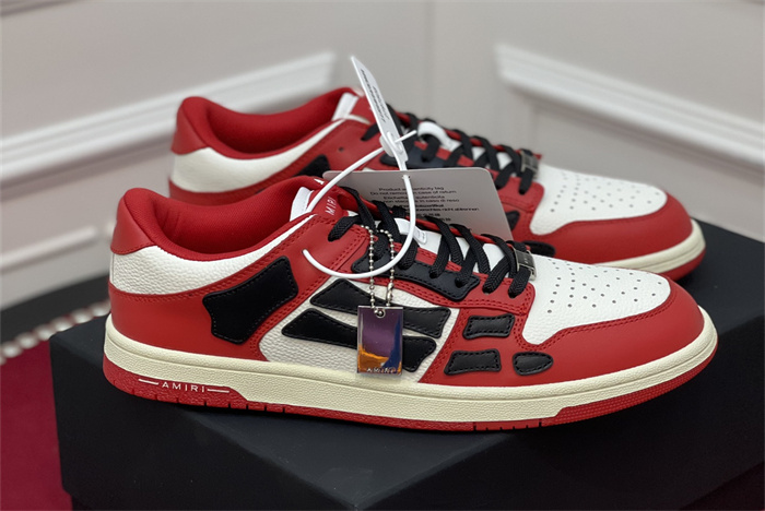 AMR - AB035 Skel- top low Red Black White (to be customized 5-7 days)