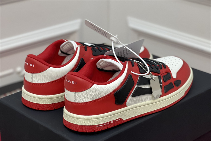 AMR - AB035 Skel- top low Red Black White (to be customized 5-7 days)