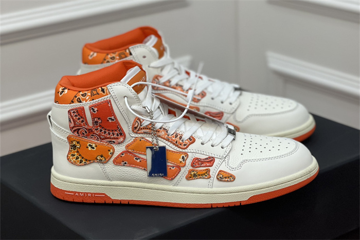 AMR - AB036 Skel- top Hi Orange White(to be customized 5-7 days)