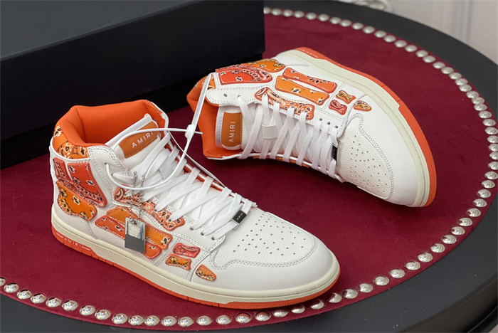 AMR - AB036 Skel- top Hi Orange White(to be customized 5-7 days)