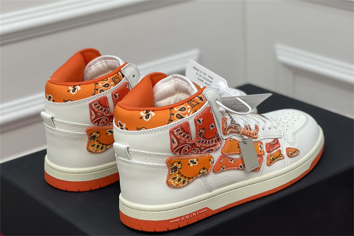 AMR - AB036 Skel- top Hi Orange White(to be customized 5-7 days)