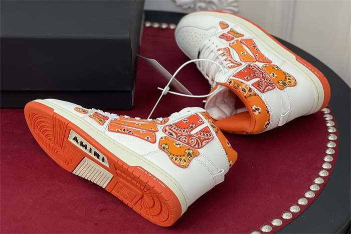 AMR - AB036 Skel- top Hi Orange White(to be customized 5-7 days)