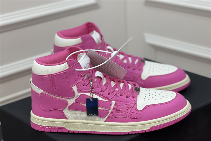 AMR - AB039 Skel- top Hi Pink White (to be customized 5-7 days)