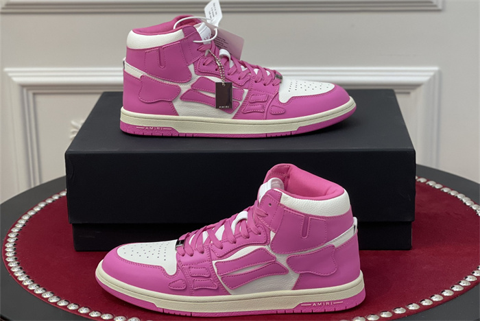 AMR - AB039 Skel- top Hi Pink White (to be customized 5-7 days)