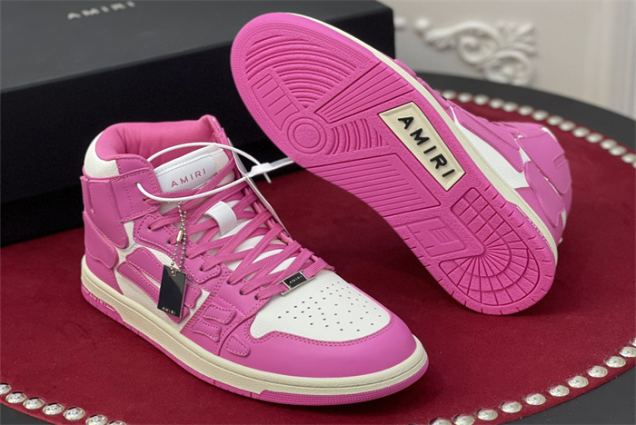 AMR - AB039 Skel- top Hi Pink White (to be customized 5-7 days)