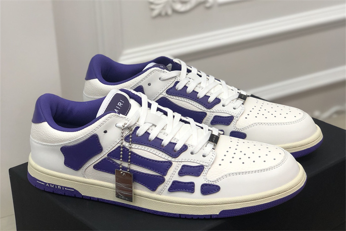 AMR - AB045 Skel- top low White Purple (to be customized 5-7 days)
