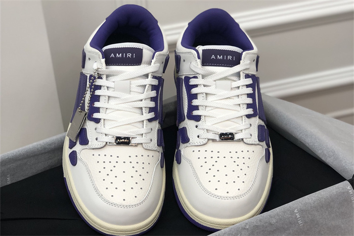 AMR - AB045 Skel- top low White Purple (to be customized 5-7 days)