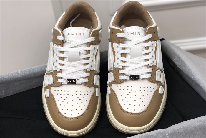 AMR - AB048 Skel- top low White Brown1 (to be customized 5-7 days)