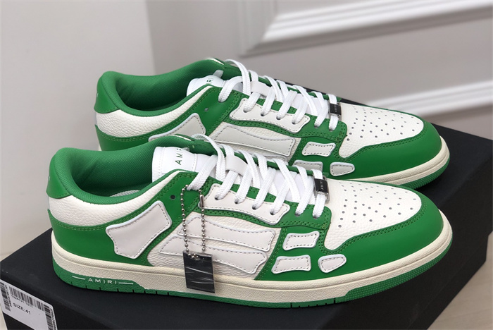 AMR  - AB049 Skel- top low White Green 1 (to be customized 5-7 days)