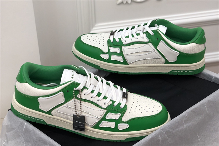 AMR  - AB049 Skel- top low White Green 1 (to be customized 5-7 days)