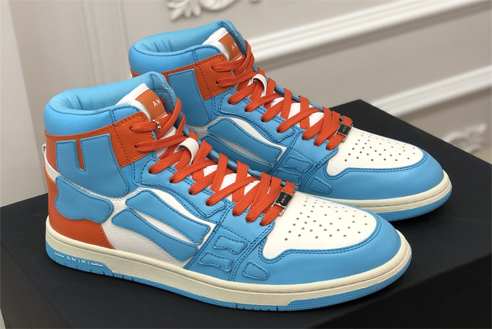 AMR - AB051 Skel- top Hi Light Blue Orange White(to be customized 5-7 days)