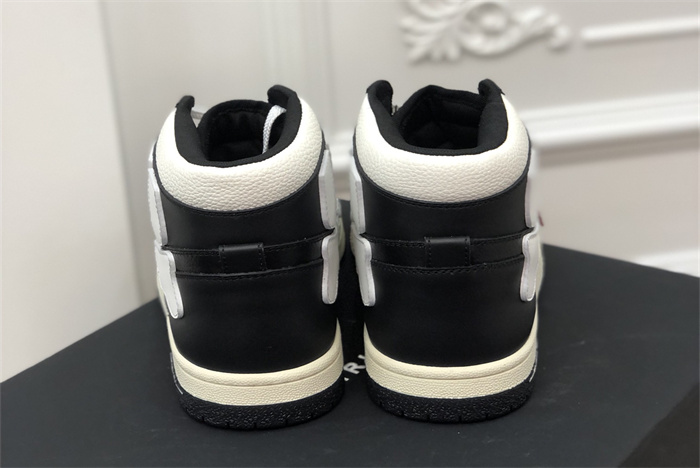 AMR - AB054 Skel- top Hi White Black 4(to be customized 5-7 days)