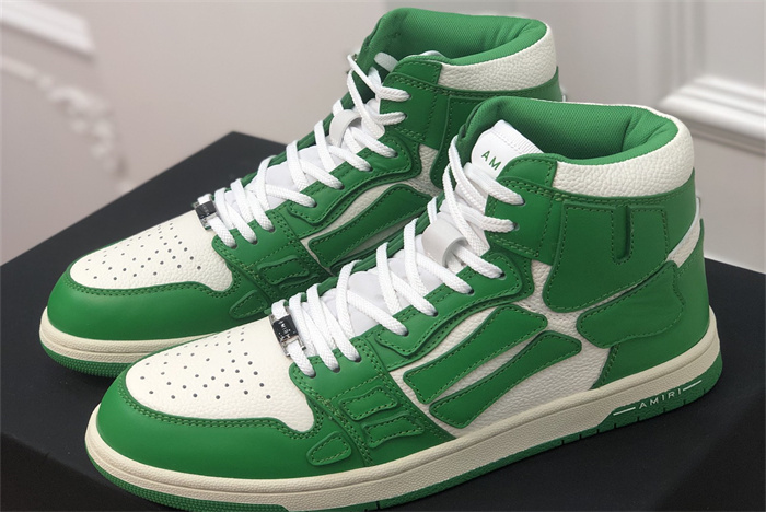 AMR - AB056 Skel- top Hi Green White1 (to be customized 5-7 days)