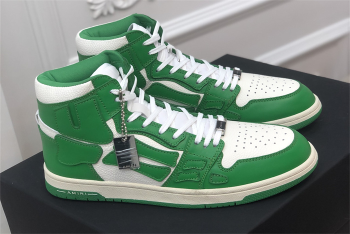 AMR - AB056 Skel- top Hi Green White1 (to be customized 5-7 days)