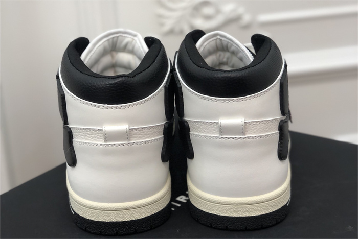 AMR - AB061 Skel- top Hi White Black 4 (to be customized 5-7 days)